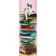 thumbnail image 1 of Cuadros Decorativos 5D DIY diamante pintura completo taladro redondo gato en libros decoración de pared arte de diamantes de imitación Ehuebsd Nuevos Originales, 1 of 8