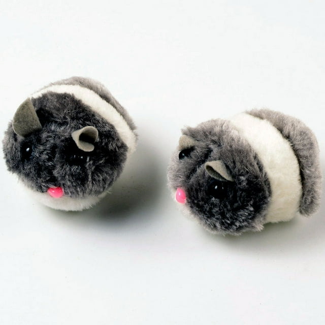 Interactive Pet Toys for Cats and Small Realistic Moving Hamster Training Catch Toy for