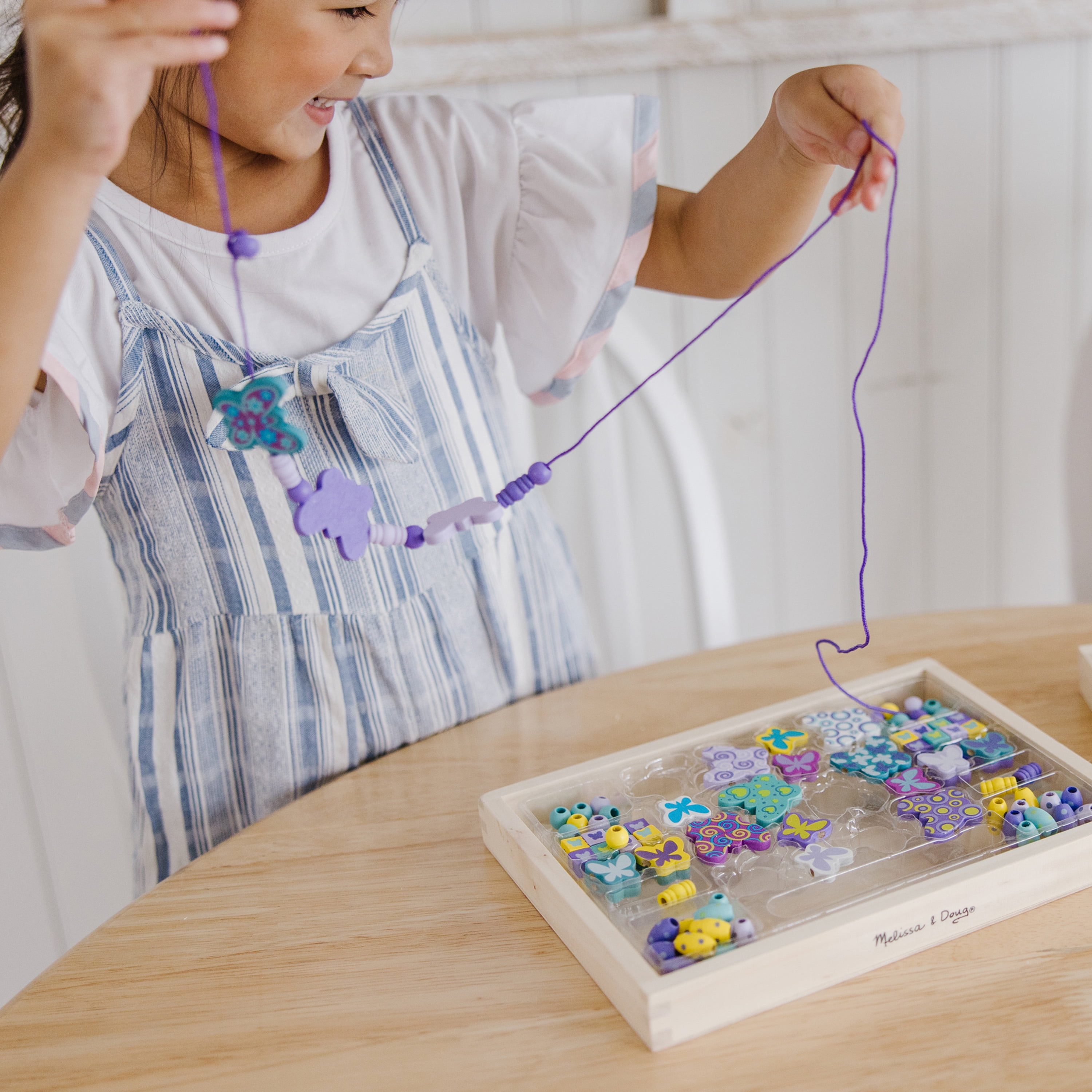 Melissa and sales doug butterfly beads