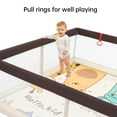 thumbnail image 6 of 71"x79"Large Playyard, Baby Playpen with Mat, Unisex Toddlers Play Yard,Big Baby Fence with Gate, 6 of 13