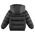 thumbnail image 3 of breaise Baby Boys Girls Hooded Puffer Jacket Packable Down-Alternative Waterproof Warm Coat Outerwear Winter Jackets for Kids, 3 of 4