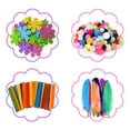thumbnail image 5 of Suministros de arte y manualidades para niños – Kit de suministros de arte para niños pequeños de 4 5 6 7 8 9 – Todo en uno DIY Crafting School Kindergarten Homeschool Supplies Arts Set Adepaton HMHZ477, 5 of 5
