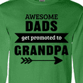 thumbnail image 4 of Inktastic Awesome Dads Get Promoted to Grandpa Long Sleeve T-Shirt, 4 of 5