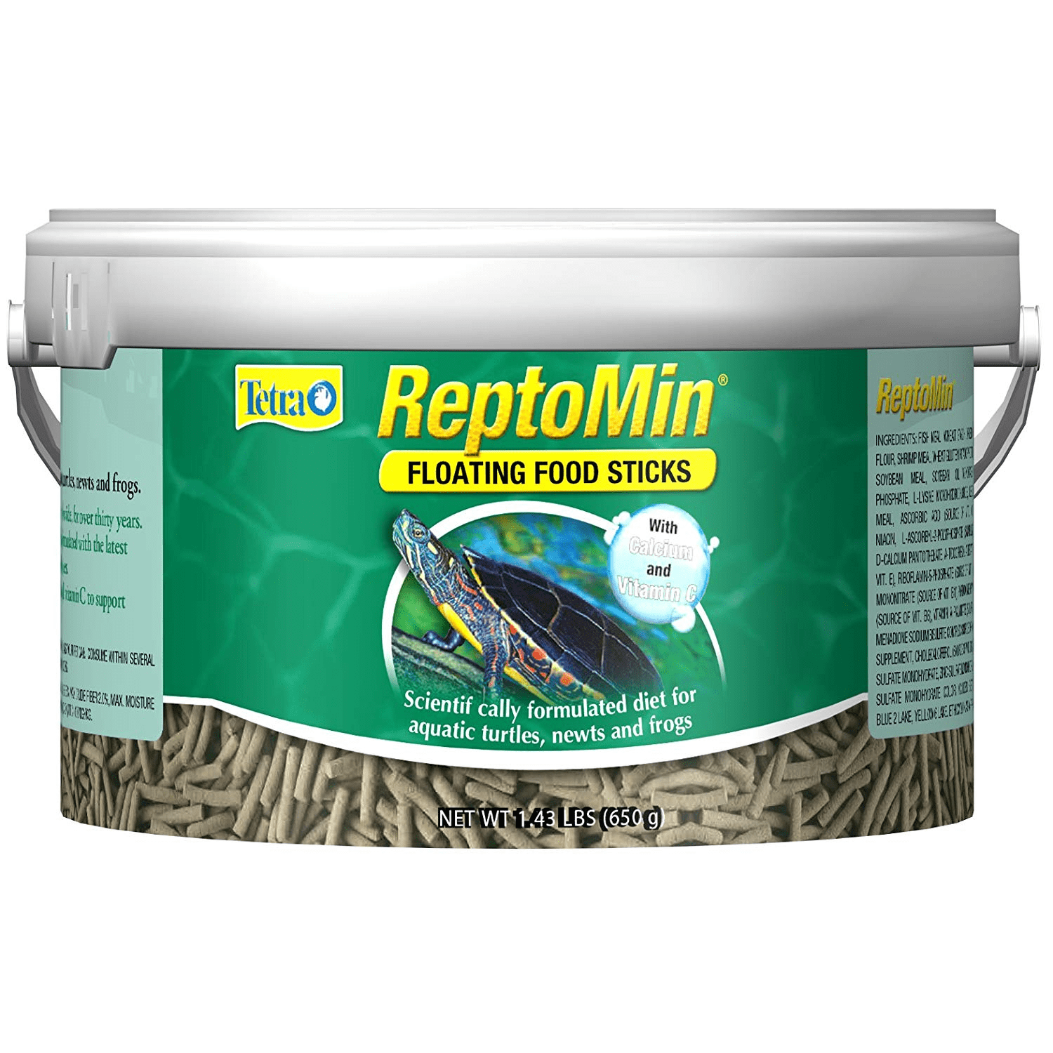 ReptoMin Floating Food Sticks for Aquatic Turtles/Newts/Frogs 