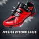 thumbnail image 4 of Tenis Zapatos Ciclismo Andar en Bicicleta Cómodos para Montar al Aire Libre (40) Rojo Likrtyny Tenis De Mujer Tenis De Hombre, 4 of 6
