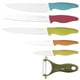 thumbnail image 1 of Set Cuchillos Pelador Acero Inox Cerámica 6 Pz Crown Baccara BOHO_WOOD_51, 1 of 3