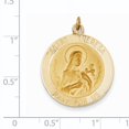 thumbnail image 2 of Beautiful 14k Saint Theresa Medal Pendant, 2 of 2