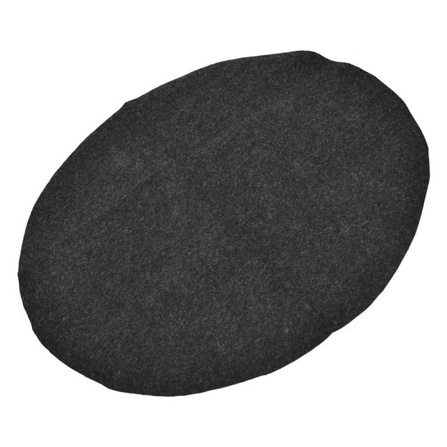 Absorbent Oil Pad Protector, Round Flame Retardant BBQ Floor Mat Reusable for Under Grill for Deck