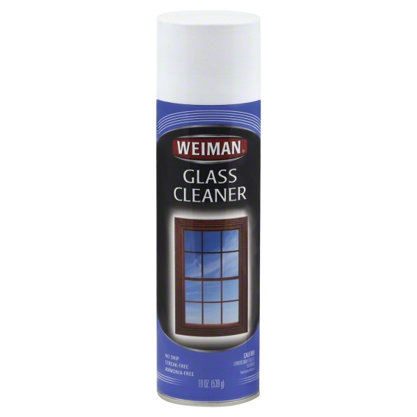 Foaming Glass Cleaner, 19 oz Aerosol Can, 6/Carton