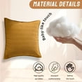 thumbnail image 3 of AUQ 2Pcs Decorative Pillow Covers Hidden Zipper Pillow Covers 16X16 Structured Shape Throw Pillows Covers Colormixing2, 3 of 7