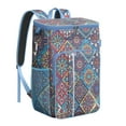 thumbnail image 1 of Floral Aesthetic Insulated Cooler Backpack - 20L Soft Cooler Bag, Earthy Style for Picnic, 1 of 6