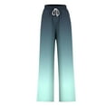 thumbnail image 6 of Sexlip Womens Wide Leg Yoga Pants High Waisted Drawstring Loose Stretch Lounge Workout Gym Fashion Trousers with Pockets Green S, 6 of 6