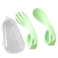 thumbnail image 1 of PEKIOGT 1 Set Toddler Utensils Baby Spoons and forks Set Bendable Baby Utensils Learn Eat Baby Toddler Spoon fork, 1 of 3