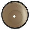 thumbnail image 5 of DecMode 9", 8", 6"H Speckled Black Ceramic Planter with Linear Grooves and Tapered Bases (3 Count), 5 of 9