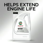 Castrol GTX 10W-30 Conventional Motor Oil, 5 Quarts