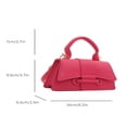 thumbnail image 3 of LNGOOR Mini Square Bag Lovely Style Hourglass Shape Fashionable Versatile Cosmetic Bag Key Chain Coin Purse Candy Colored Girls Shoulder Crossbody Bag Trendy, 3 of 7
