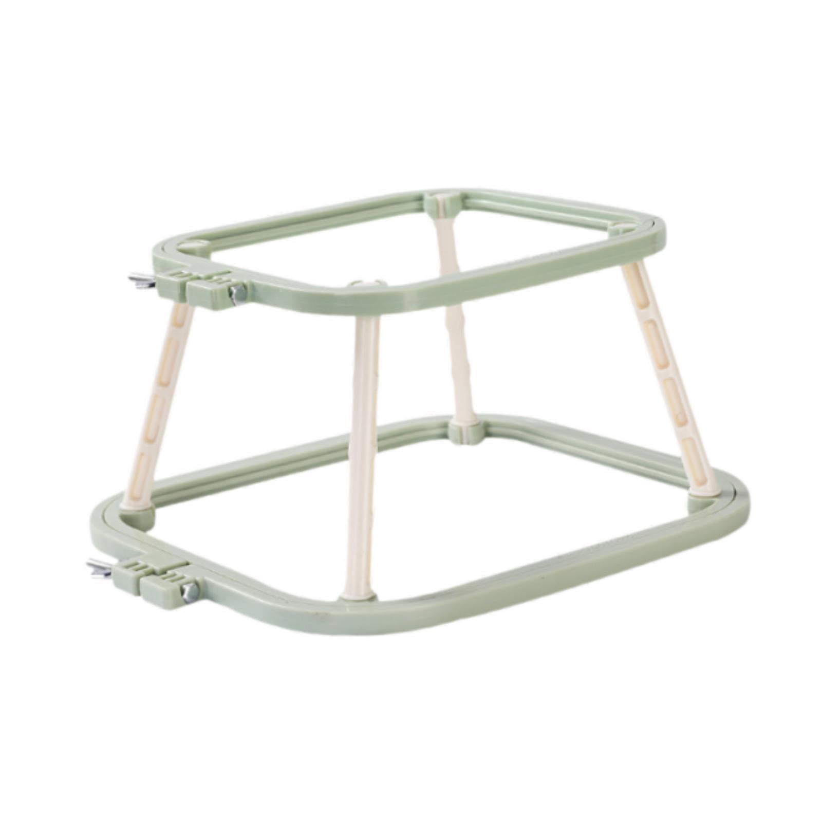Abbraccia Embroidery Hoop Cross Stitch Rack for Adults Versatile Cross Stitch Hoop Embroidery Frame Holder Stand for Crafts Accessories Green