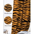 thumbnail image 6 of Yellow Black Blackout Curtains 96 Inch Length 2 Panels Set, Modern Abstract Art Stripes Full Shading Curtains for Windows, Blackout Curtains for Bedroom Living Room 52"x96", 6 of 8