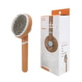 thumbnail image 3 of ACDANC Cat Brush for Shedding,Self Cleaning Dog Brush,Cat Brushes for Indoor Cats,Yellow, 3 of 6