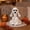Scream, variant on 3.9 Inch Halloween Ghost Figurine Scream Ghost Statue, Spooky Sculpture Decoration, Halloween Creative Ornaments With Funny Face Expression For Fall Home Fireplace Garden Indoor Kitchen Party Porch