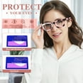 thumbnail image 4 of BONCAMOR 6 Pack Reading Glasses for Women Blue Light Blocking Eyeglasses with Spring Hinge+200, 4 of 7