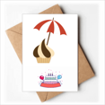 thumbnail image 1 of Sunshade Chocolate Sweet Ice Happy Birthday Greeting Cards Envelopes Blank, 1 of 3