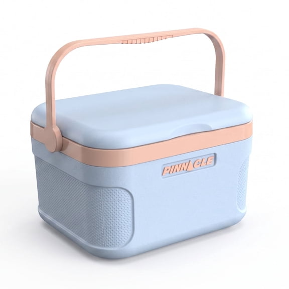 PINNACLE Mini Hard Shell Insulated Lunch Cooler 3L with Carry Handle, Blue
