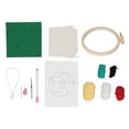 thumbnail image 3 of Kit de bordado de estrellas de Navidad, punzón de dibujo, Kit de Bordado de lana de colores para principiantes, manualidades para niños, regalos, 3 of 8
