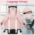 thumbnail image 3 of Fegat Girls School Backpack,Large Capacity Bookbag for 15.6 Inch Laptop,Teen Adults Waterproof Lightweight Travel Daypack for Middle School College,Pink, 3 of 7
