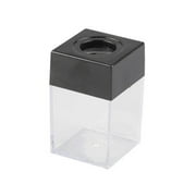 Durable Clear Magnetic Paper Clip Dispenser Metal Pin Organizer Holder Box Large Capacity for School Office