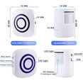 Motion Sensor Alarm System, Wireless Home Security Driveway Alarm Indoor, Motion Detector Alert