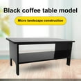 thumbnail image 1 of POINTERTECK Table Basse Modèle Large Application Adorable Maison de Poupée Acrylique Noir Table Basse pour Ornement, 1 of 7