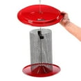 thumbnail image 2 of Birds Choice XCD82 Magnet Mesh Sunflower Feeder, Steel Sunflower Feeder w/ Hanging Cable, 5 Quarts, Red, 2 of 4