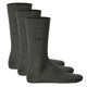 thumbnail image 1 of TOM TAILOR Calcetines para Hombre, Paquete de 3 - Básicos, Mezcla de Algodón, Lisos Gris 43-46, 1 of 3