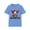 Carolina Blue, variant on Clown Shirt Unisex Tee Circus Shirt Funny Man Shirt Scary Man Tee 100 Percent Cotton Gildan 64000