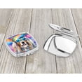 thumbnail image 3 of Carolines Treasures DAC2456SCM 3 x 2.75 in. Bearded Collie Hippie Dawg Compact Mirror, 3 of 4
