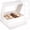 White-2, variant on 6PCS White Cupcake Containers, 12 Count with Window Boxes Holding 72 Pastry Box for Birthday Holiday Party Bakery Supplies