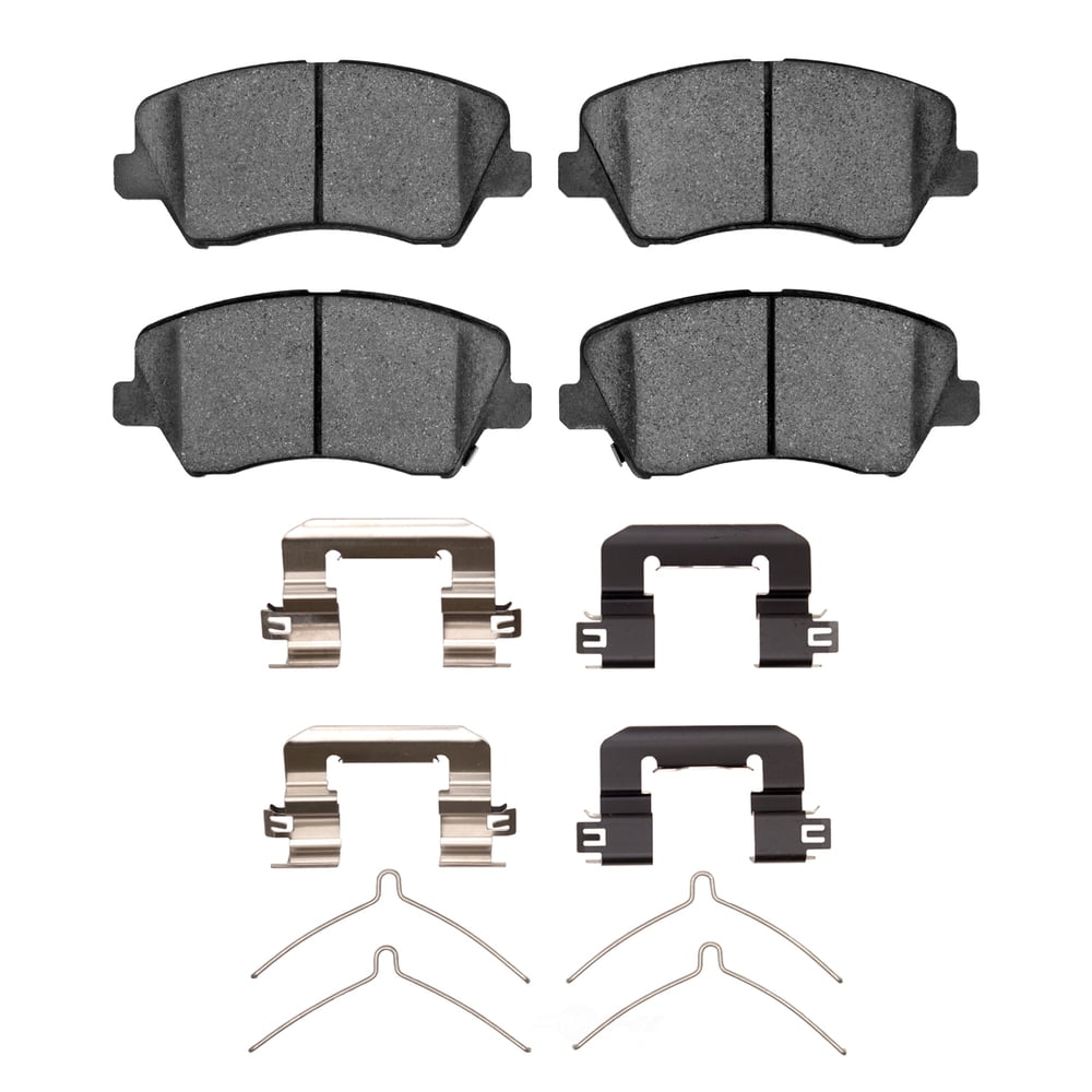 Dynamic Friction Company 1551-1828-01 DFC 5000 Advanced Brake Pads - Ceramic and Hardware Kit - OE