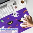 thumbnail image 4 of Long Mouse Pads for Desk,Halloween Purple Spider Web Pattern Desk Mats on Top Of Desks, Desk Mouse Pad Extra Large with 3mm Non-Slip Base and Stitched Edge for Gaming,Office,Work,Home 31.5x11.8in, 4 of 5