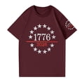 thumbnail image 4 of T Shirt 4th of July Shirts for Women Independence Day Tshirt Shirt 1776 T-Shirt, 4 of 4