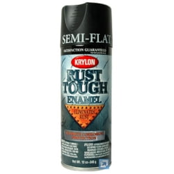 Krylon Rust Tough Semi-Flat Black 12 oz Spray Paint
