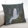 thumbnail image 1 of Ahgly Company Earth Waterfall Coussin Intérieur, 18 Pouces par 18 Pouces, 1 of 6