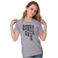 thumbnail image 4 of Funny You Look Stupid Doing That Joke Womens Slim Fit Graphic Tee Brisco Brands S, 4 of 6