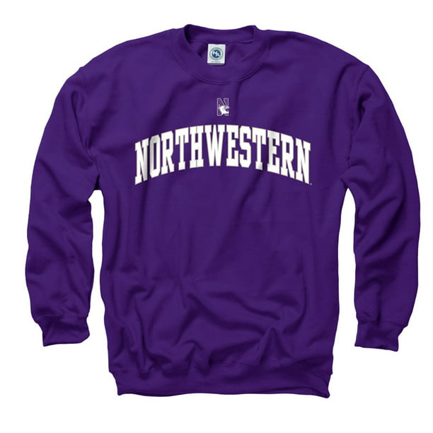 Northwestern Wildcats Adult Icon Crewneck Sweatshirt - Purple - Walmart ...