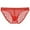 Red, variant on Men's Sheer Mesh Lace Briefs** Red L