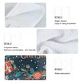 thumbnail image 2 of Yayeee Kitchen Hanging Hand Towels Set of 2 with Loop Bathroom Absorbent Tie Towel, Blue Christmas Santa, 2 of 7