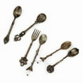 thumbnail image 3 of 6Pcs Vintage Zinc Alloy Spoon Fork Set Cutlery For Kitchen, 3 of 6