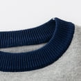 thumbnail image 4 of JIAYUE Boys Shirts Lightweight Knit Sweater Soft Crewneck Pullover Color Sleeve Casual For Toddlers And Kids Comfortable Everyday Wear Versatile Children Tops, 4 of 8