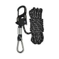 thumbnail image 2 of Moxufan Aluminum Alloy Tent Rope Tensioner Rustproof Strong Load-bearing Lightweight Portable Tent Cord Adjuster,Black, 2 of 8