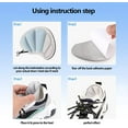 thumbnail image 5 of Mesh Soft Heel Grips for Women& Men, 4 Pieces Heel Grips Pads for Shoes Too Big, Loose Heels, Prevent Rubbing/Blisters/Slip Out Heel Cushions, Reusable Adhesive Heel Guards Liners, Heel Inserts Pads, 5 of 5